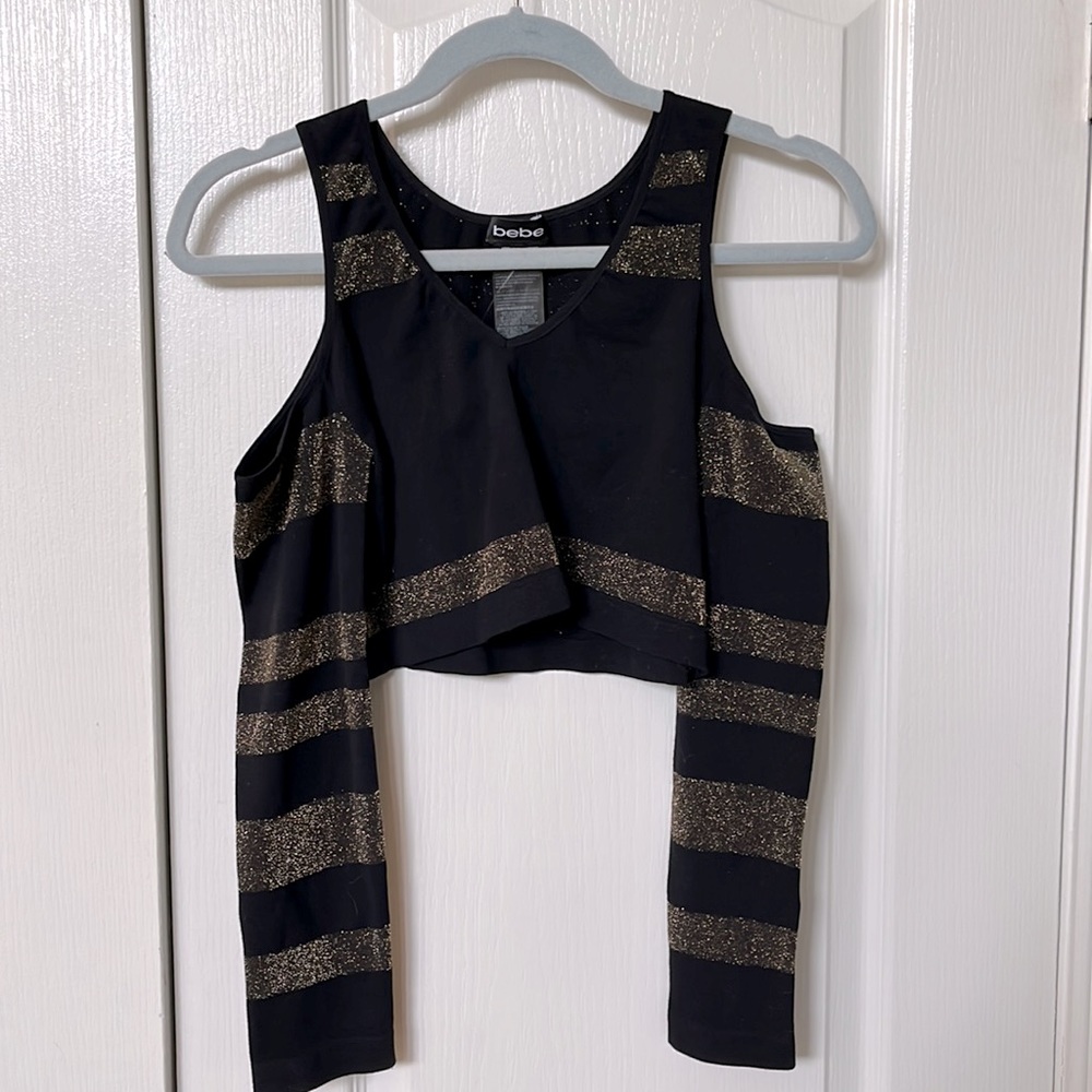 Cropped Sparkly Going-Out Top